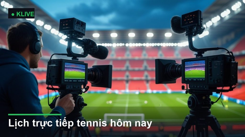 hệ thống camera truyền hình trực tiếp trận đấu - lịch trực tiếp tennis hôm nay